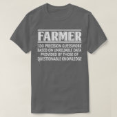 Bauer Definition Funny Farms Geschenk  T-Shirt (Design vorne)