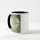 Bauer, der ein Mutterschaf und einen Korb des Tasse (Vorderseite Links)
