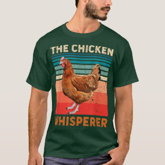 Bauer Der Hühnerflüster rückwärts Vintage Landwirt T-Shirt