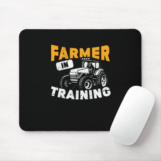 Bauer der Landwirtschaft auf der Sonnenterrasse in Mousepad (Mit Mouse)