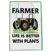 Bauer der landwirtschaftlichen Zugmaschine Mittlere Geschenktüte (Vorderseite)
