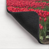 Bauer, der seine Tulpen und Windmühle kontrolliert Mousepad (Ecke)