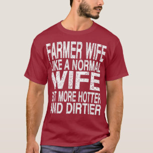 Bauer Ehefrau Shirt für Frauen - Vintage Landwirts