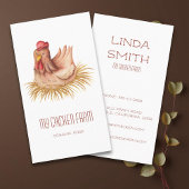 Bauer Ei Lieferant Wasserfarbenholzfarm Visitenkarte