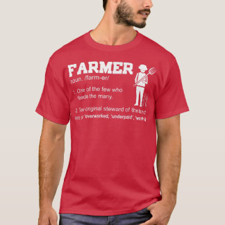 Bauer einer von wenigen, die die viele landwirtsch T-Shirt