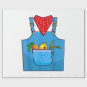 Bauer Einfache Niedliche Farm Geschenkpapier (Flach)