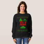 Bauer Elf Familie Match Ugly Sweater Weihnachten Sweatshirt (Vorne ganz)