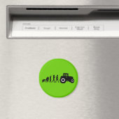 Bauer Evolution der Landwirtschafts-Traktorfahrer Magnet (In Situ (Geschirrspüler))