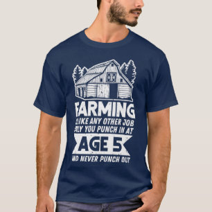 Bauer Farm Sie im Alter von 5 Jahren und nie pinke T-Shirt