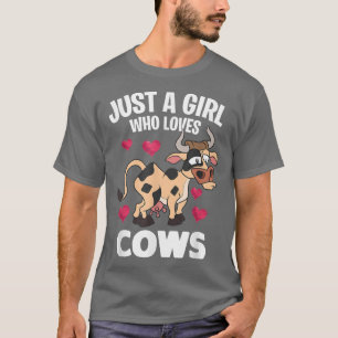 Bauer Farm Tier Lover Nur ein Mädchen, das liebt T-Shirt