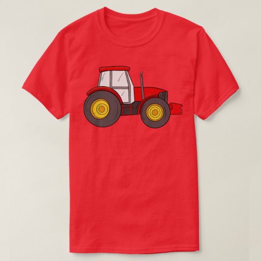Bauer Farm Tractor Funny Women Rider T-Shirt (Design vorne)