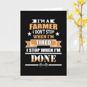 Bauer Farm Traktor Landwirtschaft Geschenkidee Karte (Gelbe Blume)