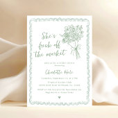 Bauer Fresh off the Market Brautparty Einladung