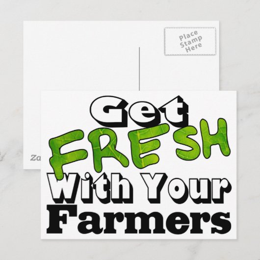 Bauer Fresh Postkarte (Vorne/Hinten)