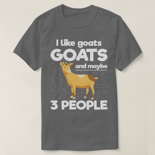 Bauer Funny Goat Lover Farm Farm Tierziege 1 T-Shirt (Design vorne)