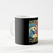 Bauer für Hühnerfleisch-Frühstücksangebot Kaffeetasse (Vorderseite Links)