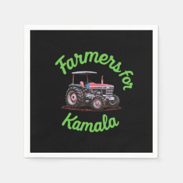 Bauer für Kamala, die Harris für den Präsidenten u Serviette