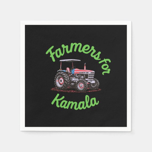 Bauer für Kamala, die Harris für den Präsidenten u Serviette (Vorderseite)