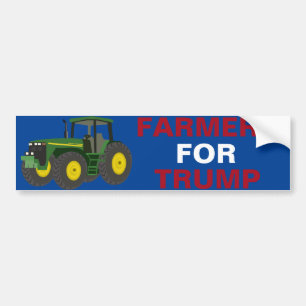 Bauer für Präsident Trump Autoaufkleber