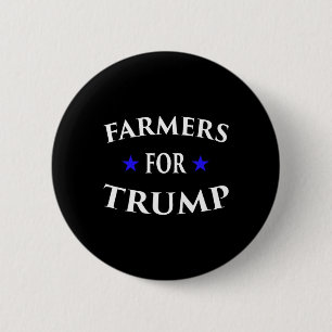 Bauer für Trump Farm Ranch Tractor Heartland Cou Button