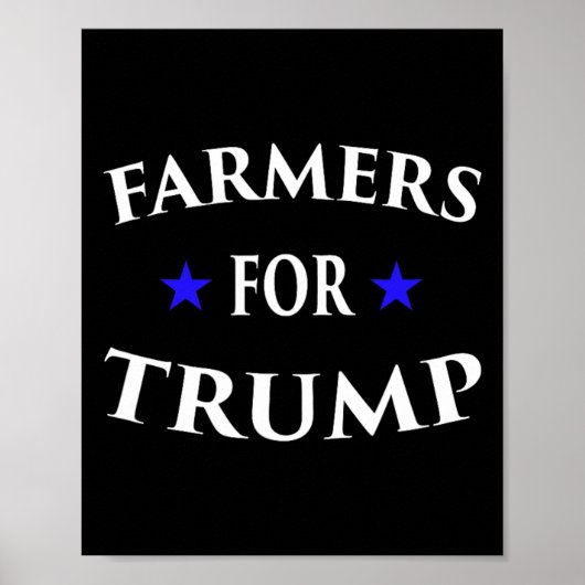 Bauer für Trump Farm Ranch Tractor Heartland Cou Poster (Vorne)