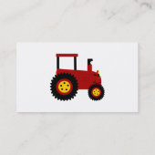 Bauer für Zugmaschine Visitenkarte (Rückseite)