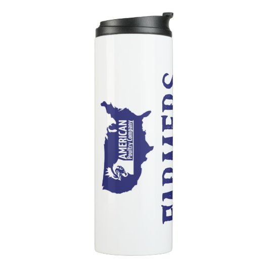 Bauer Fütterte America Travel Mug Thermosbecher (Nach links gedreht)