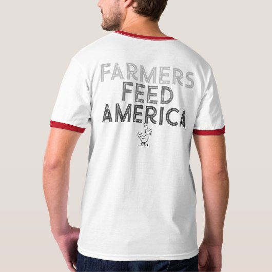 BAUER FÜTTERTE AMERIKA-T - Shirt (Rückseite)