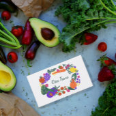 BAUER GARDENING Moderne Landschaftsgärtnerei Veg Visitenkarte