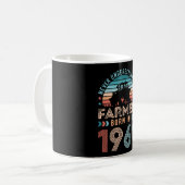 Bauer geboren 1961 60. Geburtstag Landwirtschaftli Kaffeetasse (Vorderseite Links)