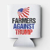 Bauer gegen die Wahl Trump 2024 Dosenkühler (Rückseite)