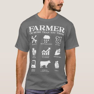 Bauer Geschenk Idee Landwirtschaft Landwirtschaft  T-Shirt