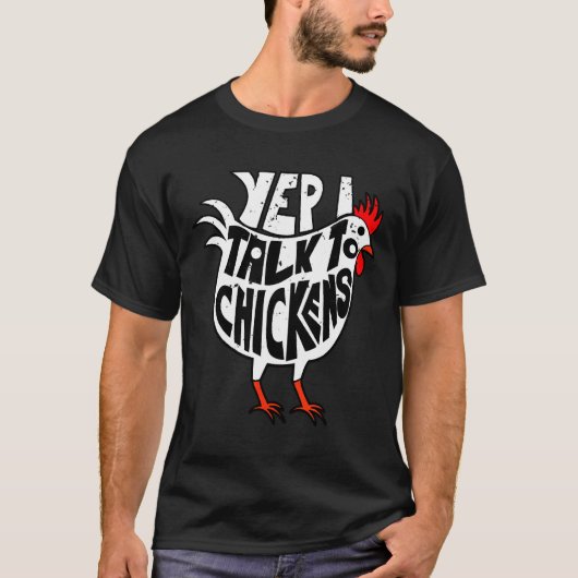 Bauer Gif Chicken T-Shirt (Vorderseite)