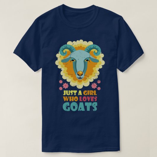 Bauer Girl Gift Goat T-Shirt (Design vorne)