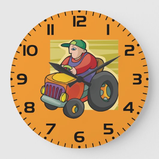 Bauer Große Wanduhr (Vorderseite)