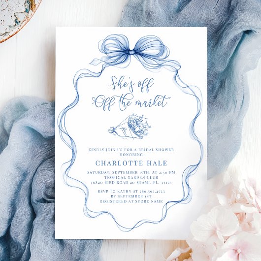 Bauer Handgezeichnete Brautdusche Einladung