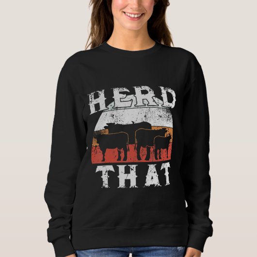 Bauer Herde, dass Kuh Bauer T-Shirt Sweatshirt (Vorderseite)