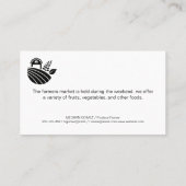 Bauer | Holzplatten Visitenkarte (Rückseite)