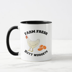 Bauer Hühnerfleisch Hintern Nuggets 11 oz Keramik  Tasse