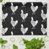 Bauer Hühnerfleisch Teilstücke Kleinhalter Geschirrtuch (Gefaltet)