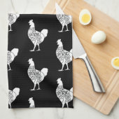 Bauer Hühnerfleisch Teilstücke Kleinhalter Geschirrtuch (Viertel Falte)