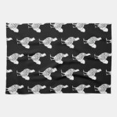 Bauer Hühnerfleisch Teilstücke Kleinhalter Geschirrtuch (Horizontal)