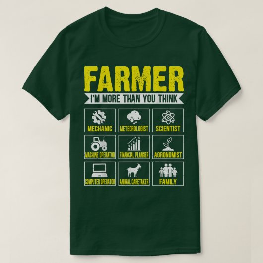 Bauer, ich bin mehr als du denkst T-Shirt (Design vorne)