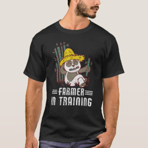 Bauer in Ausbildung lokaler Bauernhof Landwirt 3 T-Shirt