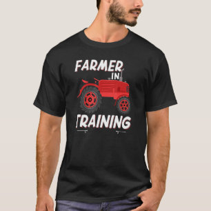 Bauer in Ausbildung Scheunen Ernte Landwirtschaft T-Shirt