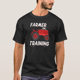 Bauer in Ausbildung Scheunen Ernte Landwirtschaft T-Shirt