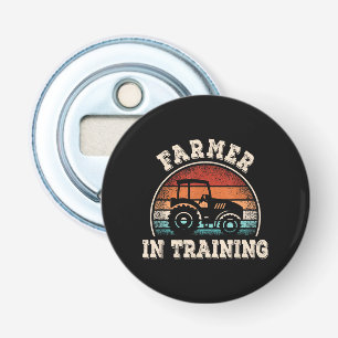 Bauer in Ausbildung Traktor Lustig Landwirtschaft Flaschenöffner