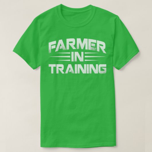 Bauer in der Ausbildung der Landwirtschaft - Gesch T-Shirt (Design vorne)