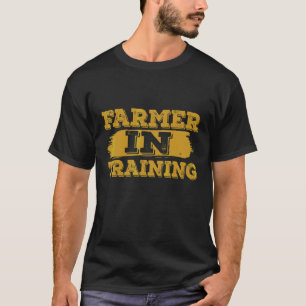 Bauer in der Ausbildung von Sohn-Kindern in der Fa T-Shirt