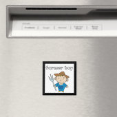 Bauer-Jungen-T-Shirts und Geschenke Magnet (In Situ (Geschirrspüler))
